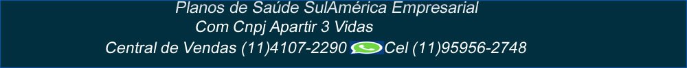 tabela de preços sulamerica empresarial