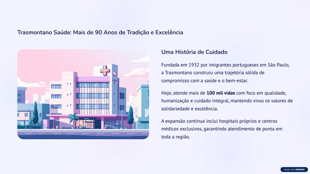 Trasmontano Saude Mais de 90 Anos de Tradicao e Excelencia